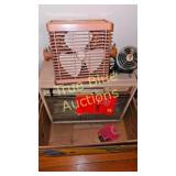 Vintage Pink Electric Fan Heater Combo - Retro Hom