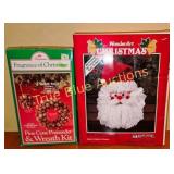 Christmas Craft Kits: Pine Cone Pomander and Santa