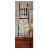 Vintage Wooden Ladder Back Rack - Rustic Home Deco