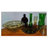 Collection of Vintage Glassware Including Bowls an