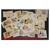 Charming Collection of Vintage Easter Postcards &