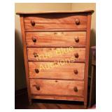 Vintage Wooden Chest of Drawers with Four Storage
