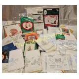Vintage Christmas Embroidery Patterns and Linens C