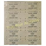 Vintage World War II Ration Coupons - A Piece of H