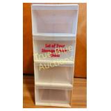 Versatile Set of Four Storage Drawer Units - Organ