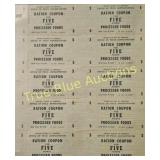 Vintage World War II Ration Coupons - A Piece of H
