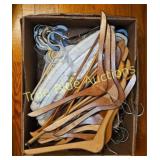 Vintage Wooden and Plastic Hangers Lot - Perfect f