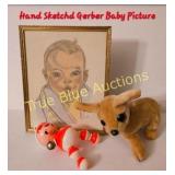 Charming Vintage Gerber Baby Art with Adorable Col