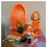 Vintage Doll Collection with Accessories - A Nosta
