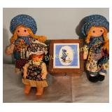 Charming Vintage Doll Collection with Handcrafted