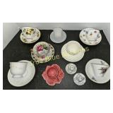 Assorted Vintage Tea Cups and Saucers Collection