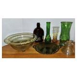Collection of Vintage Glassware Including Bowls an