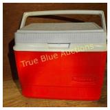 Vintage Rubbermaid Red Cooler - Classic Retro Desi