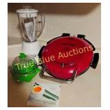 Kitchen Appliances Set Including Blender, Egg Cook