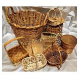 Assorted Wicker Baskets