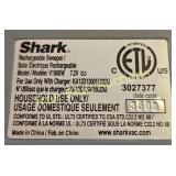 Shark Rechargeable Sweeper Model V1900W - Efficien