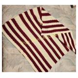 Handcrafted Vintage Striped Throw Blanket - Cozy C