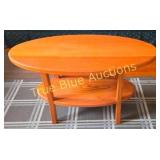Mid-Century Modern Oval Coffee Table - Timeless El