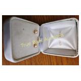 14k Post Pearl Earrings
