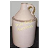 Vintage White Ceramic Jug with Handle and Lid