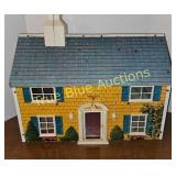 Vintage Dollhouse with Furniture and Accessories -