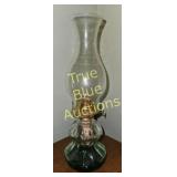 Vintage Glass Oil Lamp - A Timeless Piece of Histo