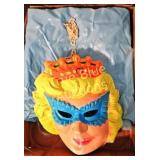 Vintage Carnival Queen Mask - A Unique Collectible