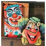Vintage Clown Masks - A Nostalgic Collection of Wh