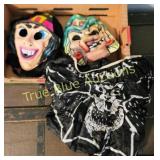 Vintage Halloween Masks and Costume Accessories -
