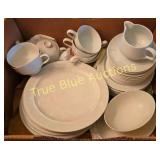 Elegant White Dinnerware Set - Timeless Classic fo