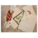 Vintage Handcrafted Linen Collection: Embroidered