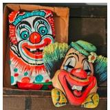Vintage Clown Masks - A Nostalgic Collection of Wh