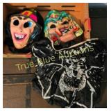Vintage Halloween Masks and Costume Accessories -