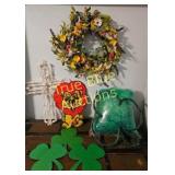 Whimsical Seasonal Decor Collection: Wreaths, Sham