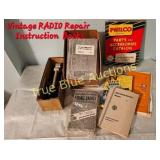 Vintage Radio Repair Instruction Books Collection
