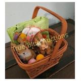 Charming Vintage Easter Basket with Adorable Decor