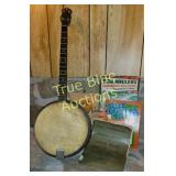 Vintage Banjo with Instructional Materials - A Mus