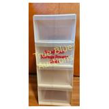 Versatile Set of Four Storage Drawer Units - Perfe