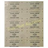 Vintage World War II Ration Coupons - A Piece of H