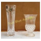 Two Lead Crystal Vases from Cristal d