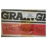 Two Broiler Trays