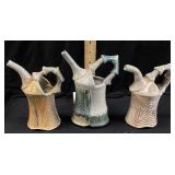 (3) JOY TANNER, BAKERSVILLE, NC POTTER POTTERY