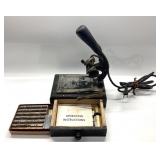 VTG. FRANKLIN SIGNET EMBOSSER HOT FOIL STAMP
