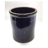 VTG. BROWN STONEWARE CROCK