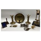 20th CENTURY BRASS CORONET CABOCHON MOUNTED