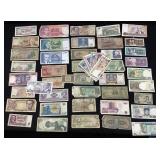 ASSORTED VTG. FOREIGN PAPER CURRENCY, TURKEY,