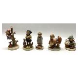 5 WEST GERMANY GOEBEL FIGURINES
