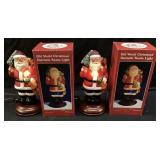 (2) 1996 Old World Christmas Patriotic Lighted