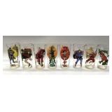8 Pepsi 1976 Super Series Dc Comics Glasses