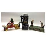 3 VTG. COIN BANKS